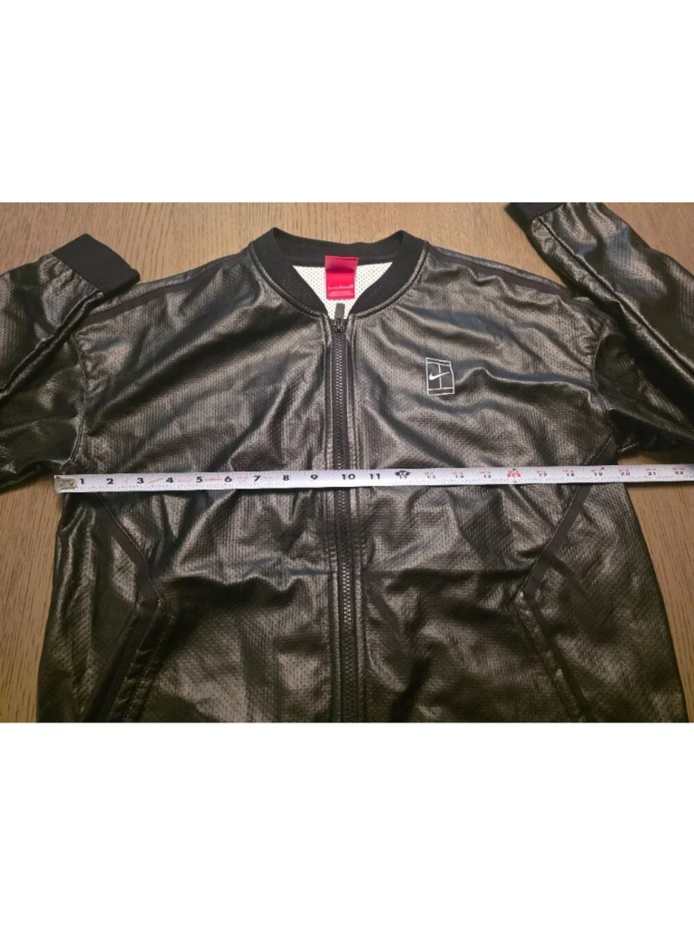 NIKE Court Fall Black Bomber Tennis Jacket S - 744004